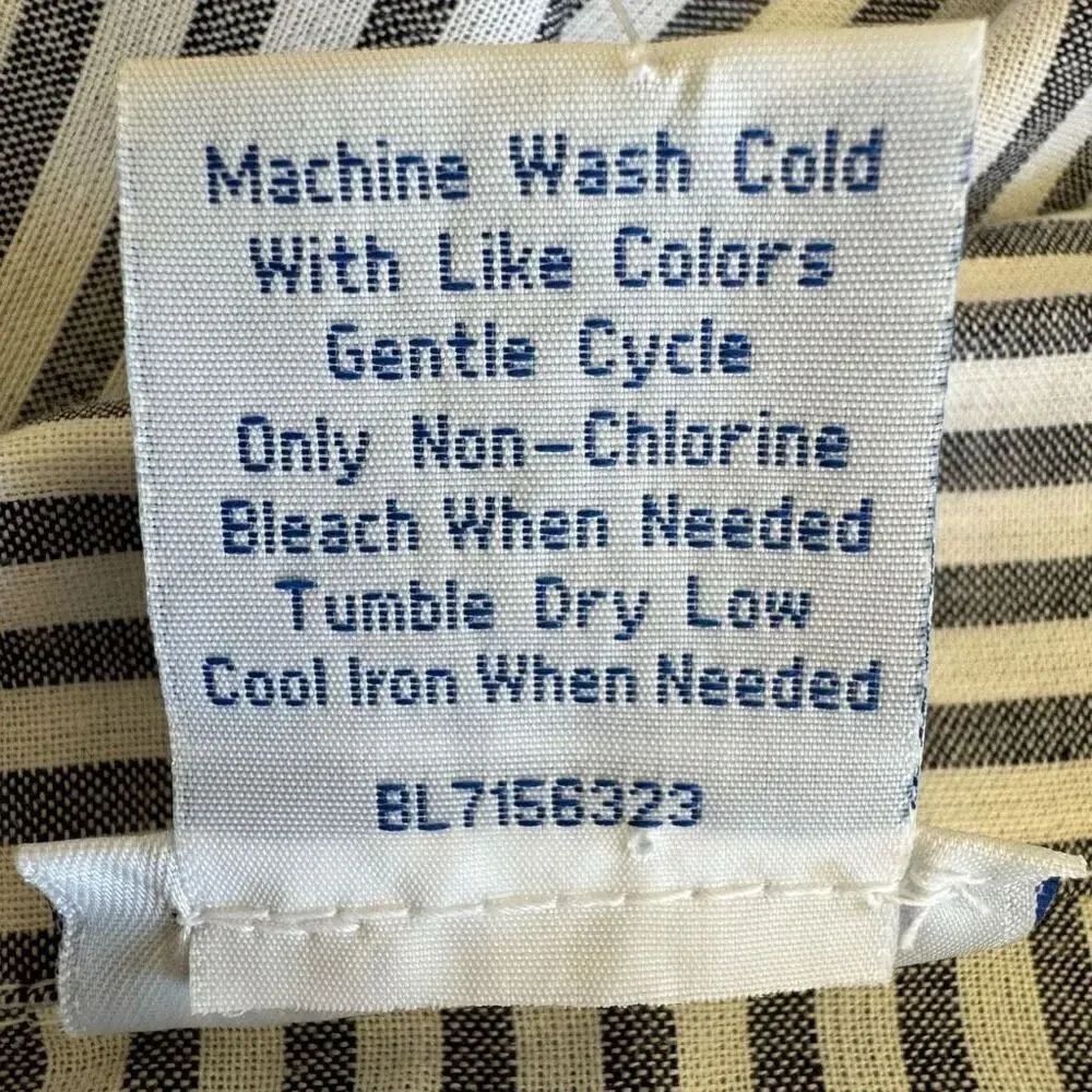 Blair Womens Top Plus Embroidered Pocket Button Down Cotton Gray SZ 2XL #2007 - Image 7