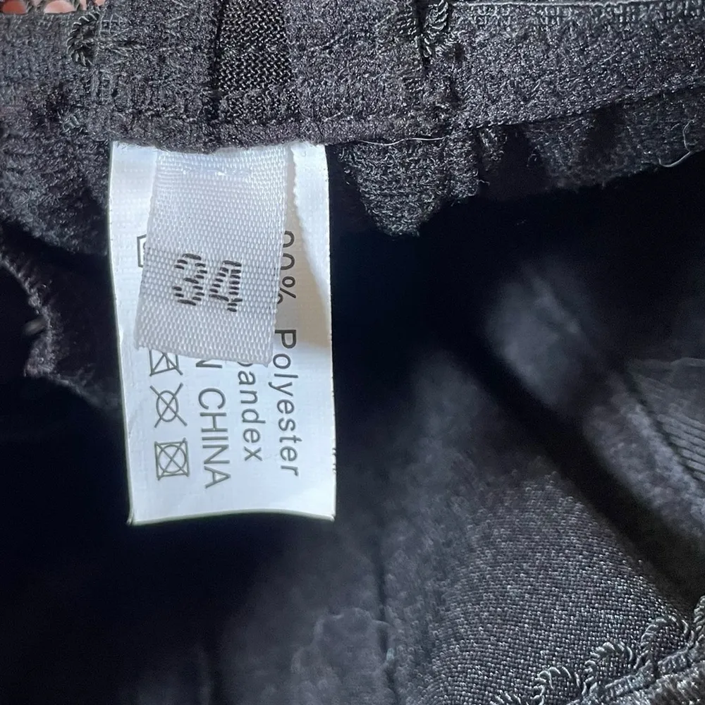 Y2K Black Silky Satin Goth Grunge Punk Dom Lingerie Intimates Structured Corset Size 34 - Image 4