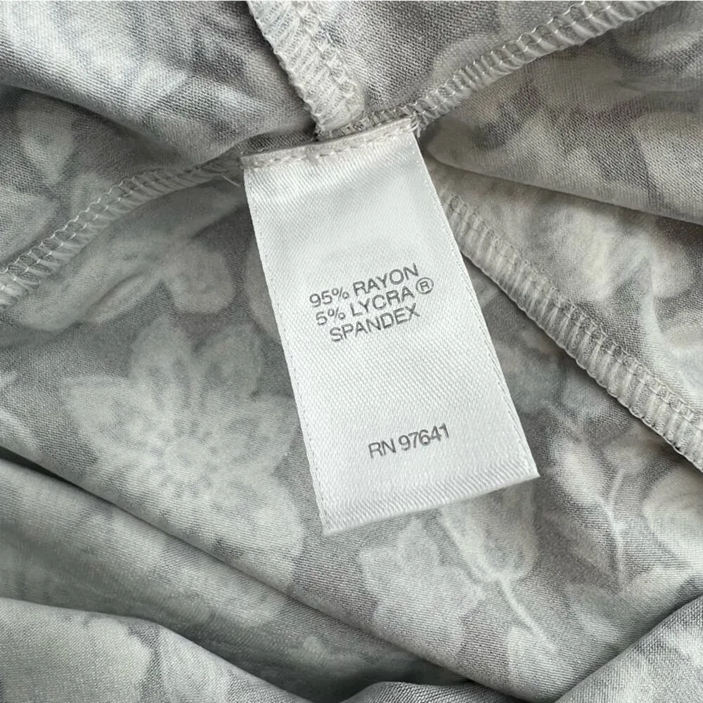 NWT J. Jill Black Lotus Garden Wearever Dress black whiter damask floral sz 3X - Image 8