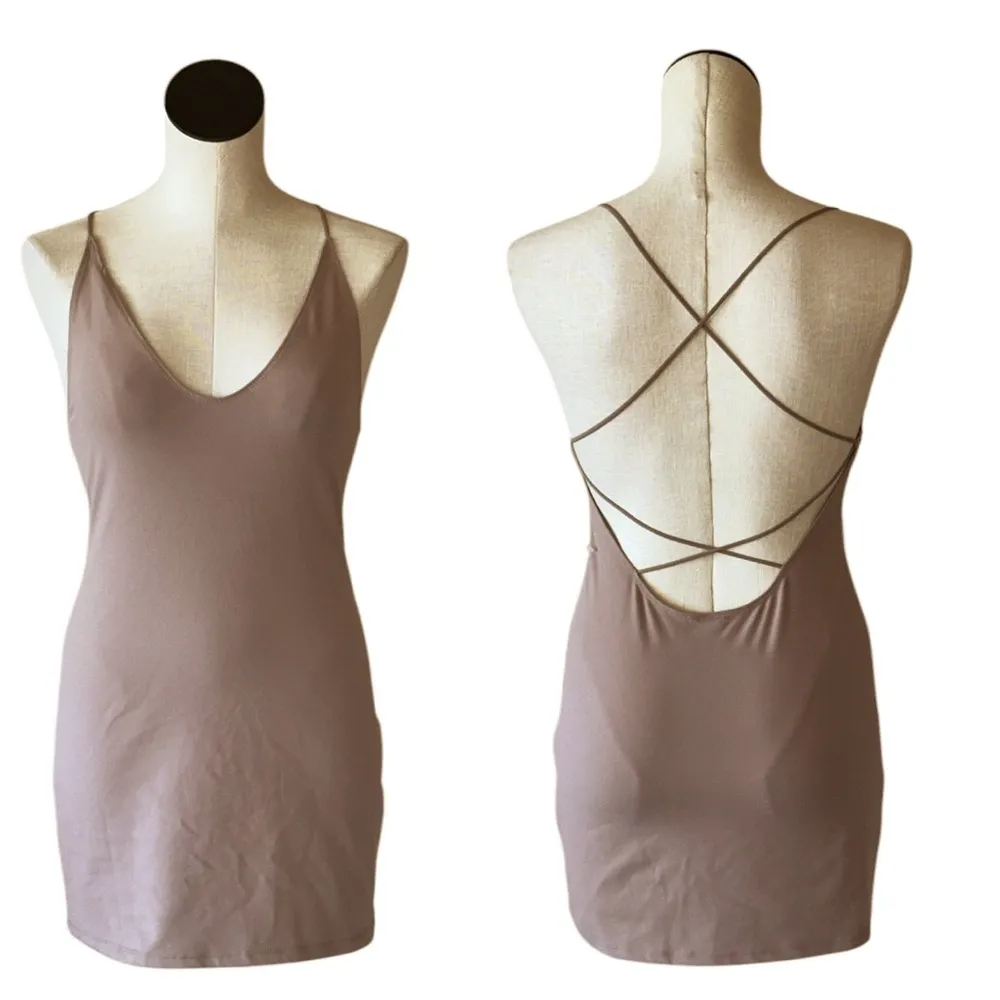 NWOT Free People X Intimately FP Made You Look Mini Slip Dress - Image 4