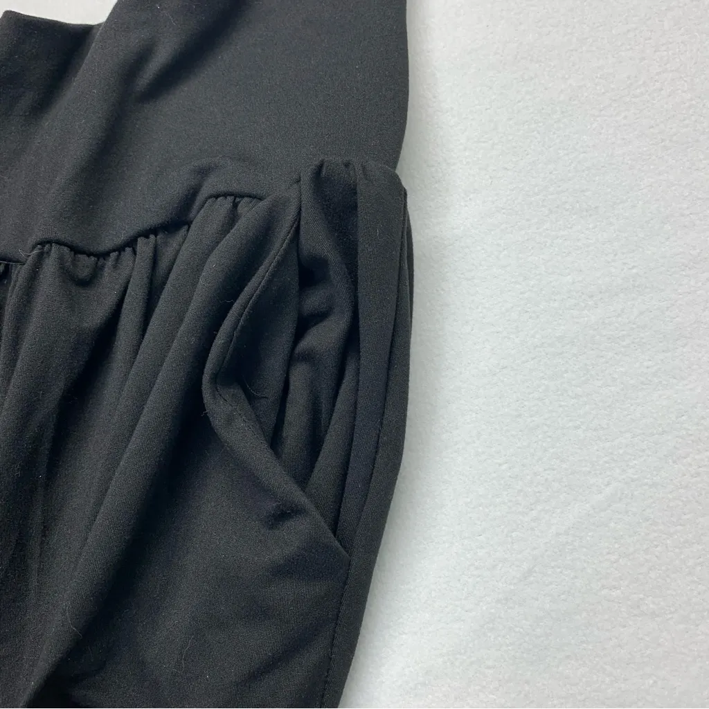 Diba Black Wide Leg Pants with Elastic Waistband Size M - Image 11