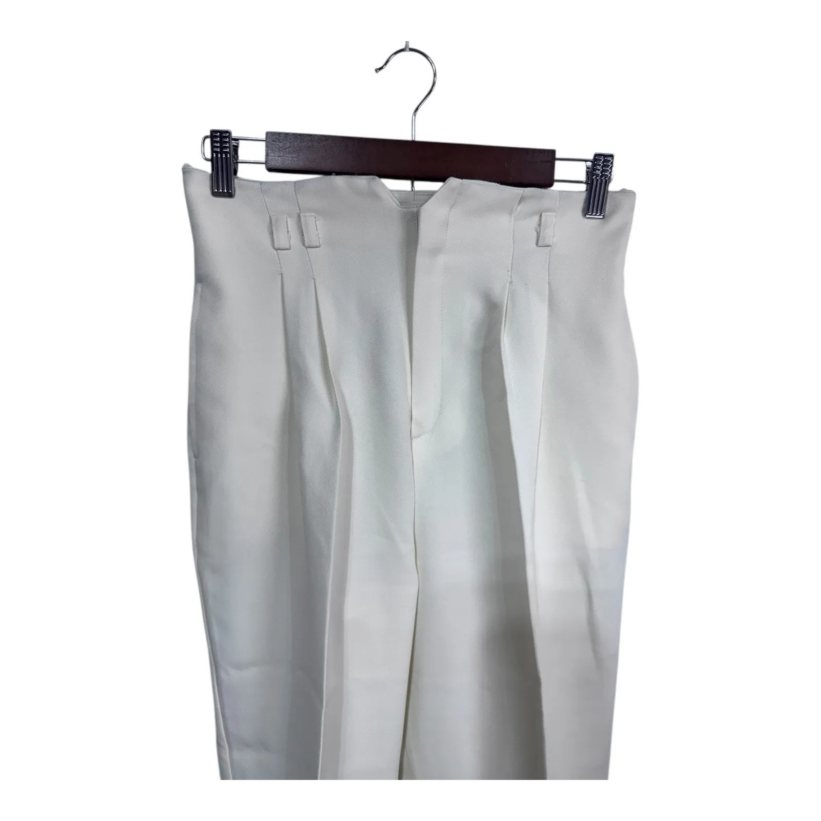 Colebrook Division of Bobbie Brooks High Waist Pleated Pants Tailored 14 Vintage Size 14P - Image 4