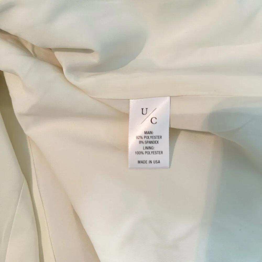 Undra Celeste NY Wrap Blazer Cream Size XL Business Casual Office - Image 5