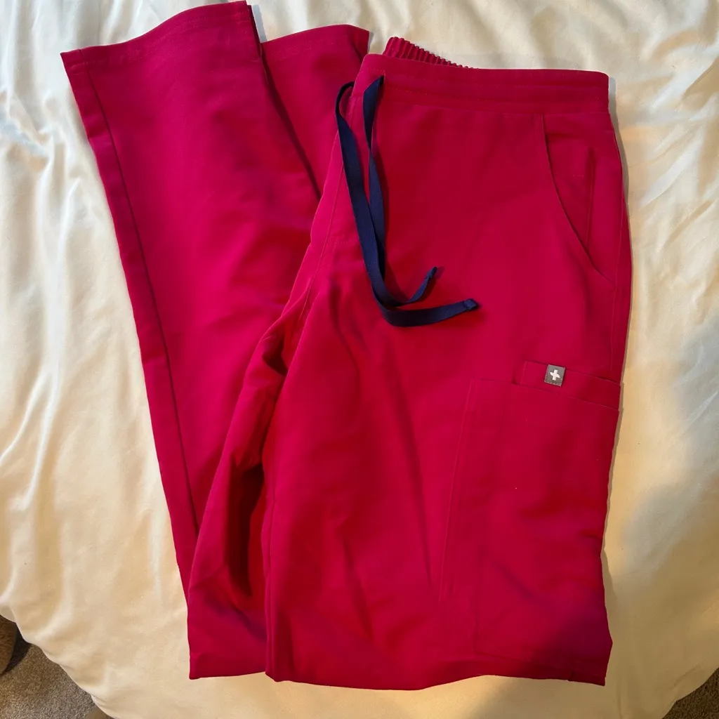 Figs Electric Orchid Yola Skinny Scrub Pant - Image 2