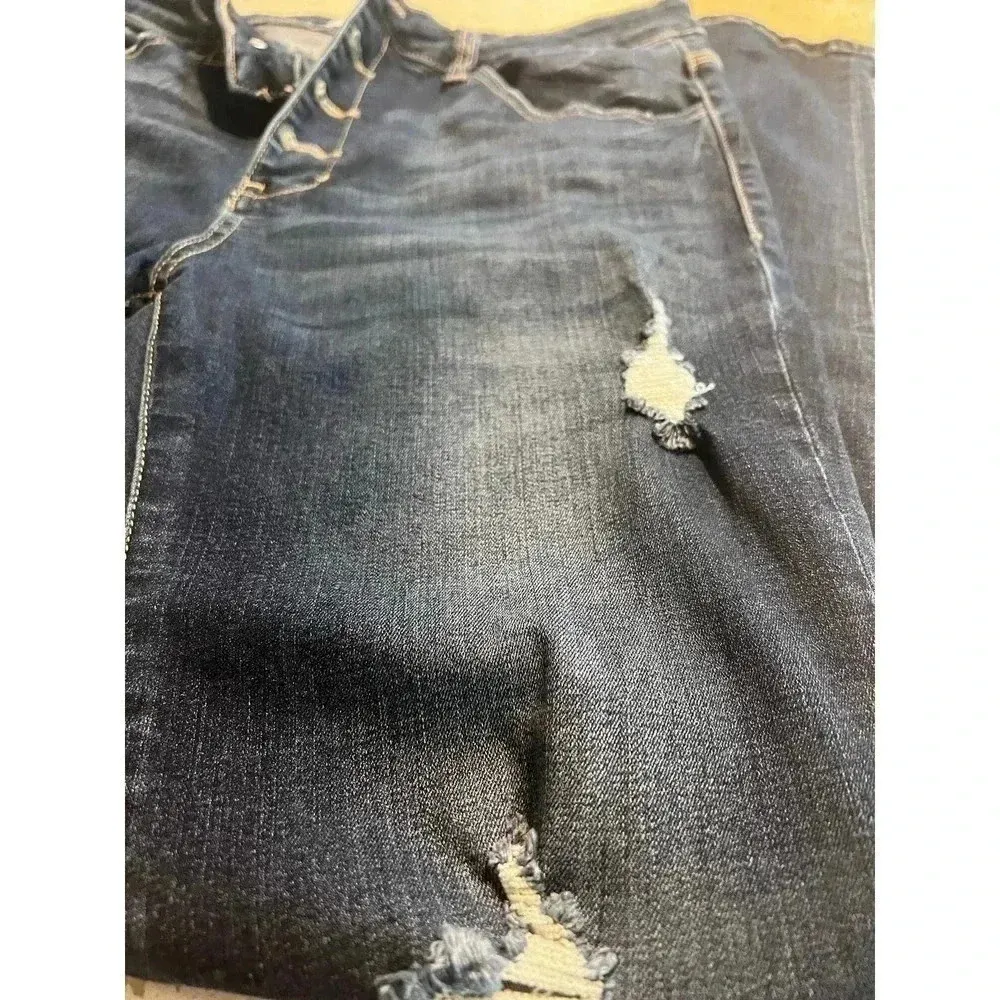 Kancan women’s jeans estillo skinny stretch button fly Blue Size 30 - Image 5