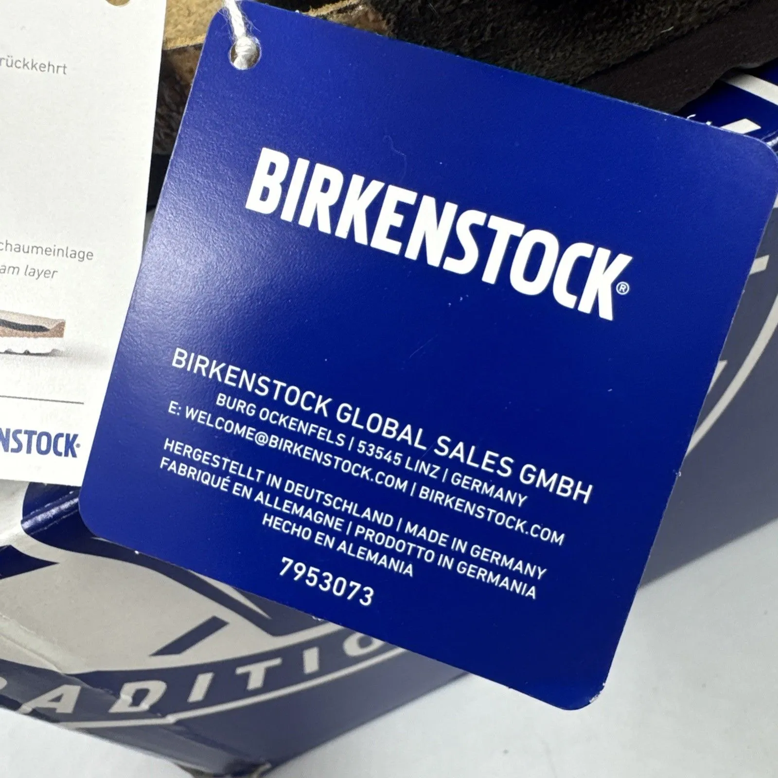 Birkenstock Arizona Mocca Brown Soft Footbed Suede Leather Women Sandals Size 8 - Image 15