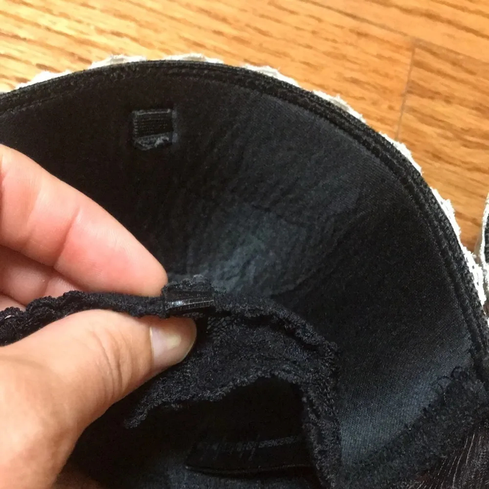 Black white lace strapless push - Image 6