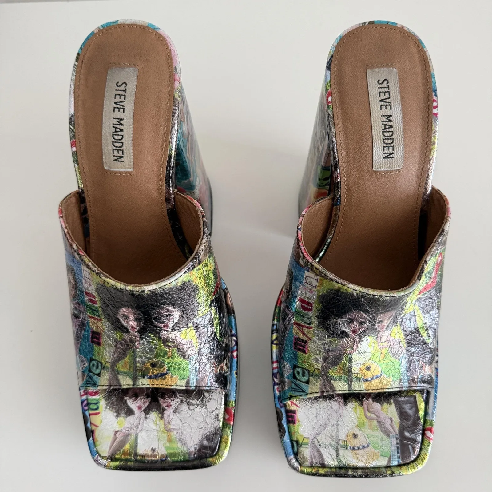 Steve Madden Trixie Shoes Womens 9 Graphic Y2K Chunky Platform Bratz 2000s - Image 11