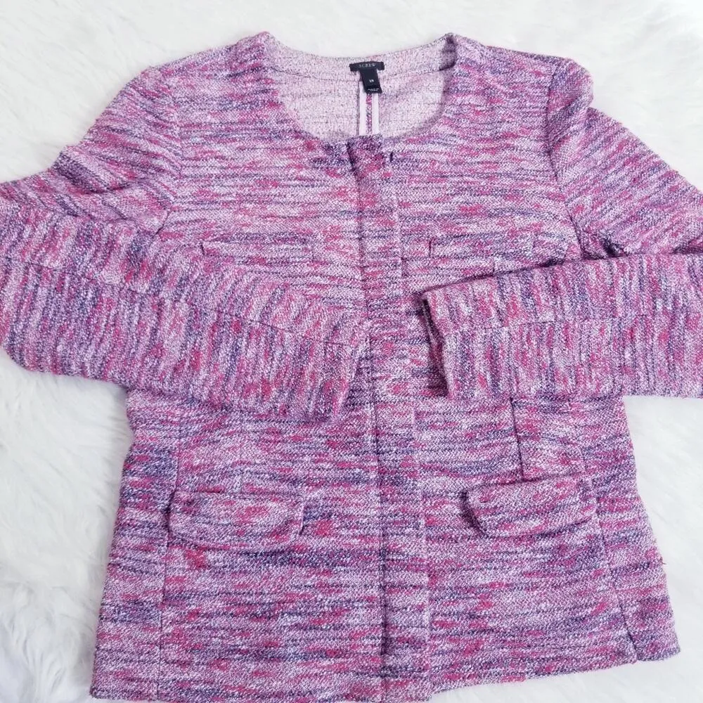 J. Crew Micro-Tweed Poppy Jacket - Image 5