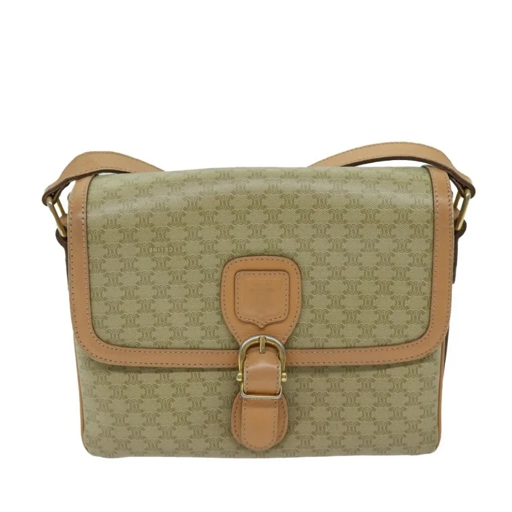 Macadam Canvas Shoulder Bag Beige Authentic - Image 5