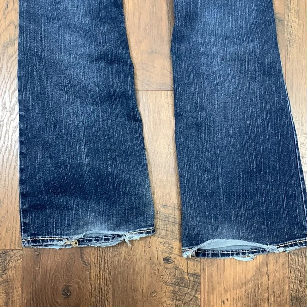 Silver Jeans Suki Surplus Thick Stitched Back Flap Pockets Boot Cut Jeans - Image 7