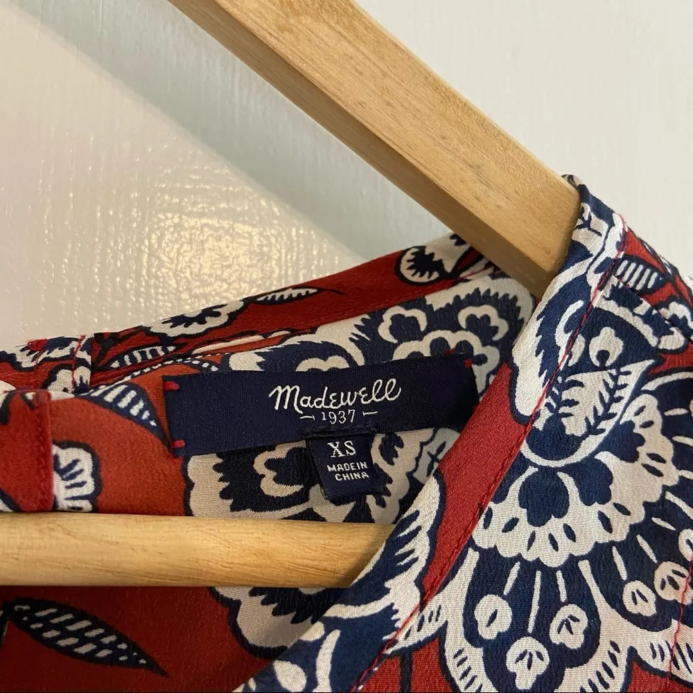 Madewell  Silk bow back tank - Image 4