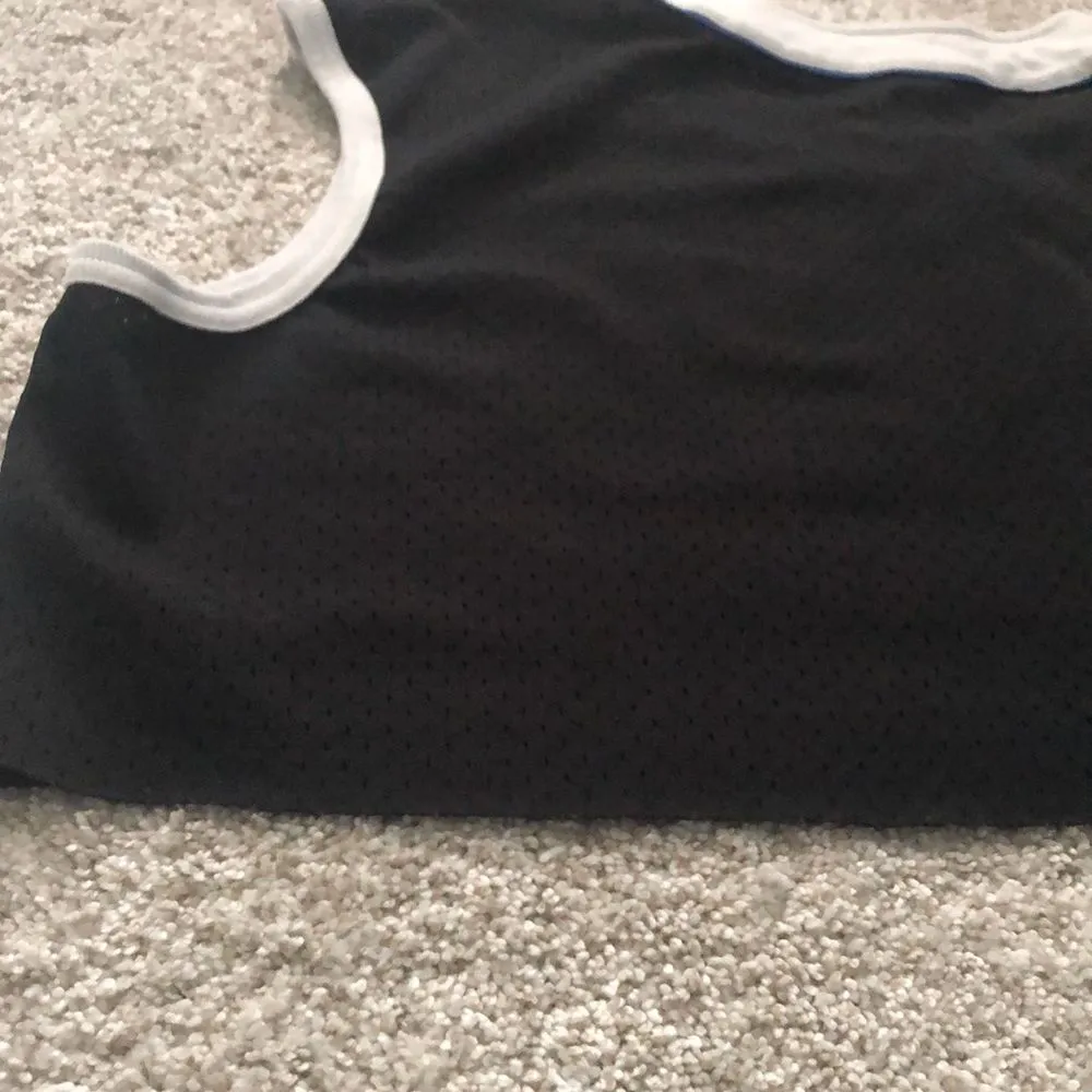 BDG crop mesh vest button open front top, size medium - Image 7