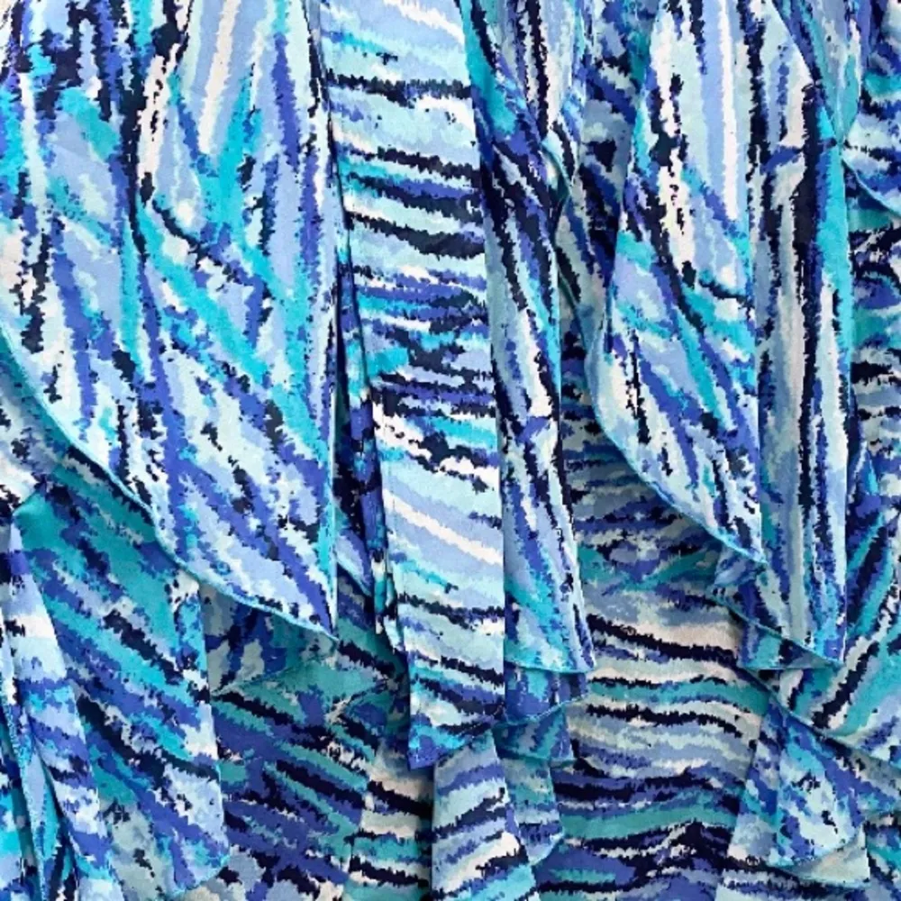 NWT Lane Bryant Printed Ruffle Belted Dress 28 - Image 10