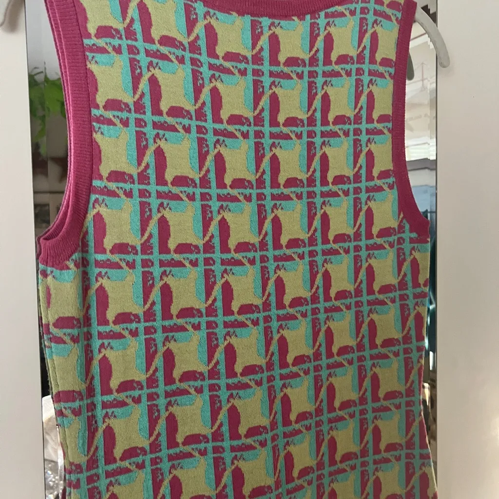 Moschino Boutique Patterned Knit Dress - Image 7