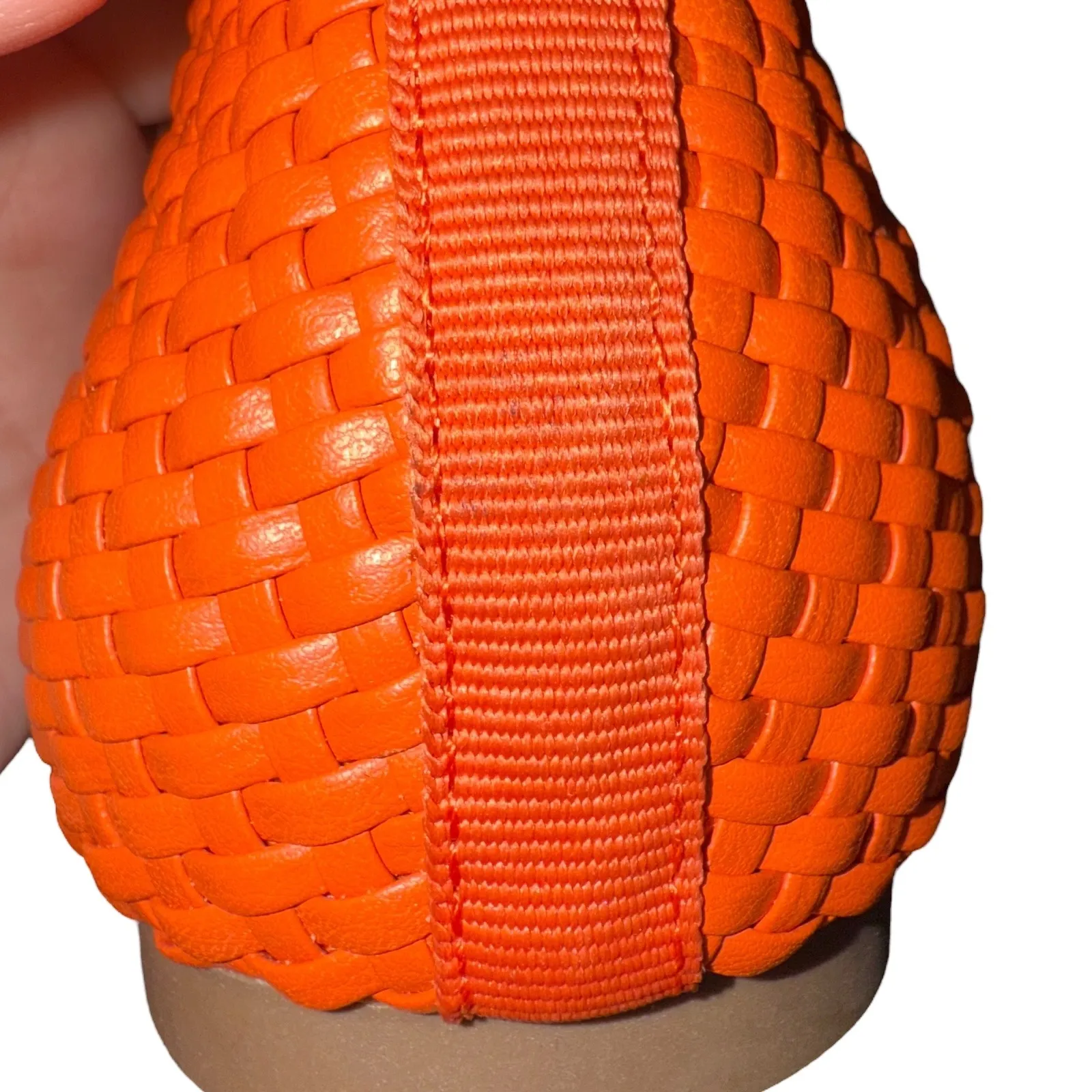 Birdies The Goldfinch Flats Tiger Lily Woven Pointed‎ Toe Woven Orange Size 8.5 - Image 7