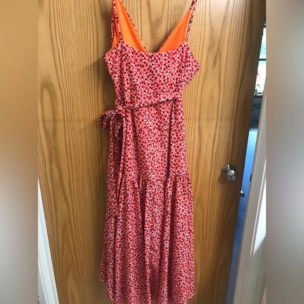 NWT  Hutch Polka Dot Flutter High Low V-Neck Wrap dress - Image 8