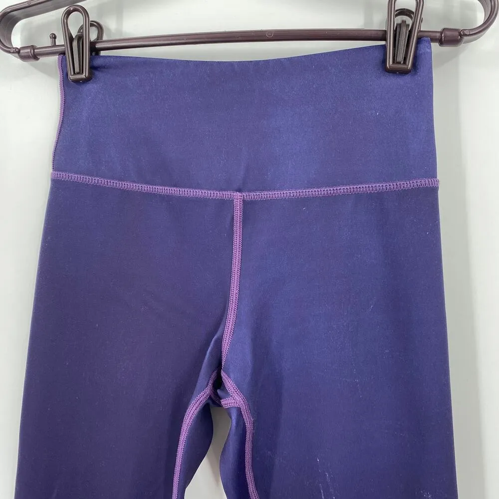 Zyia Active Purple Ombre Light N Tight Logo Leggings Size 2 - Image 6