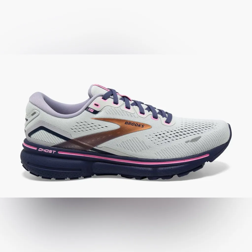 Brooks Ghost 15 Women’s Cushioned Running Shoes Walking Sneakers Size 10.5 - Image 3