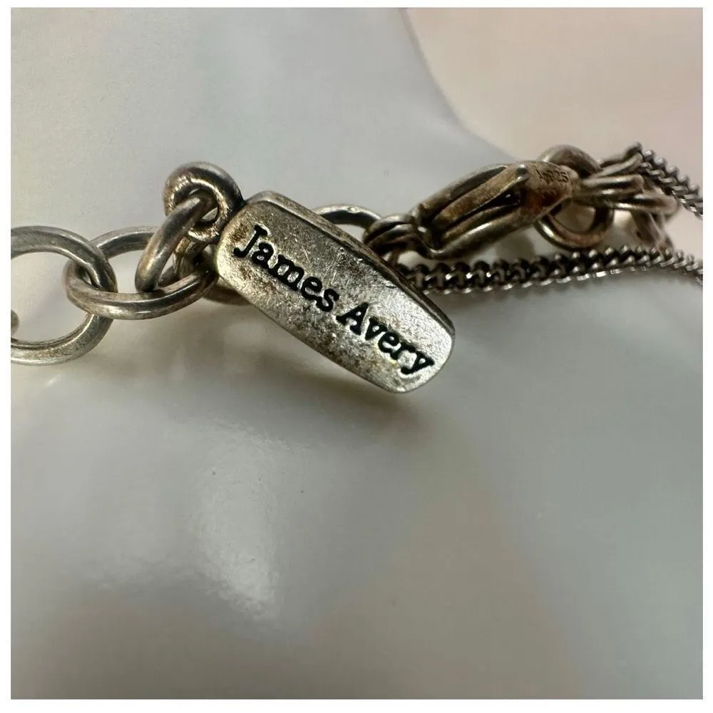 James Avery Sterling silver A monogram bracelet - Image 3