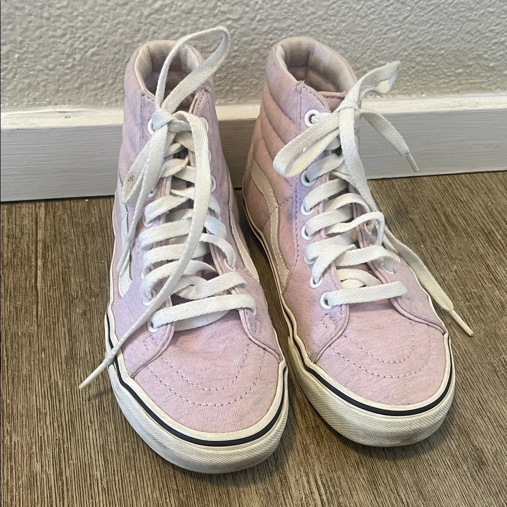 Vans SK8-Hi Women’s Shoes Lavender Fog VN0A38GEU5F - Image 2