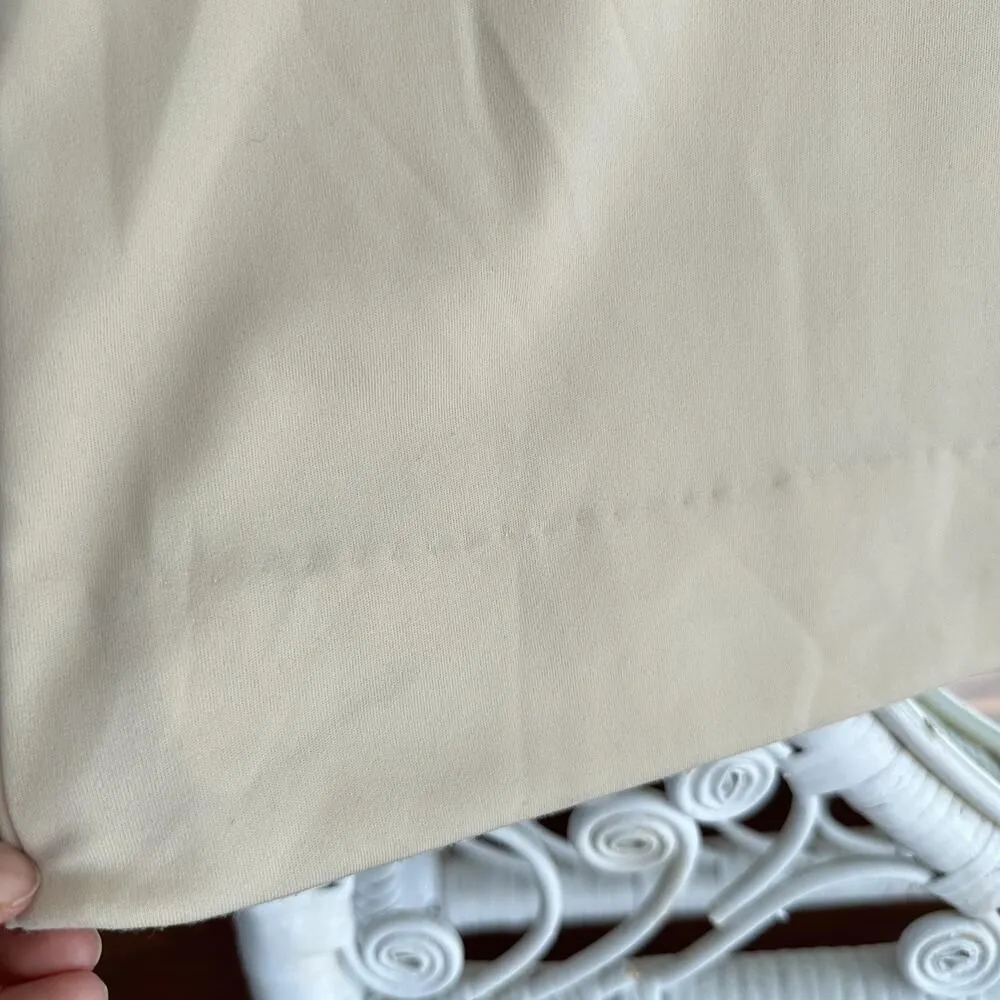 Vintage Alfred Shaheen Dress Womens small Cream Floral Maxi Hawaiian Boho 70s - Image 11