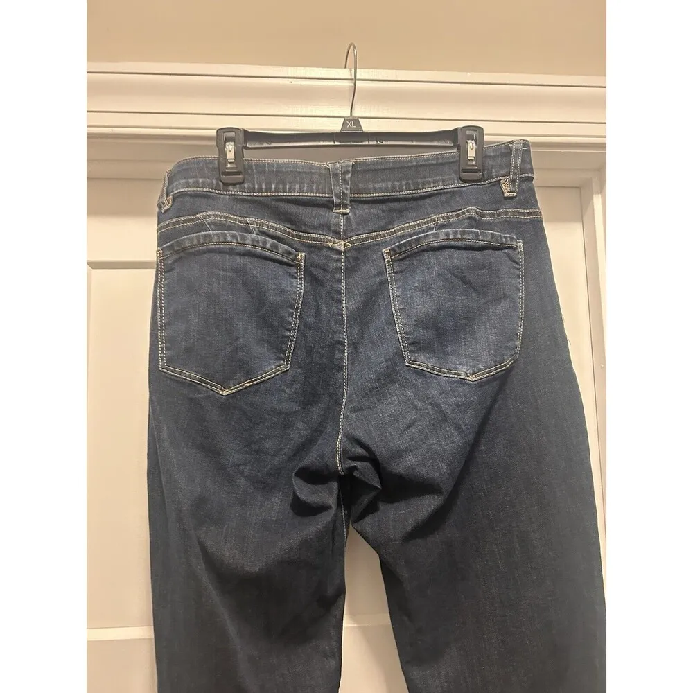 Democracy Jeans Women’s Size 16 Bootcut Ab Technology Mid Rise Dark Wash Denim - Image 5