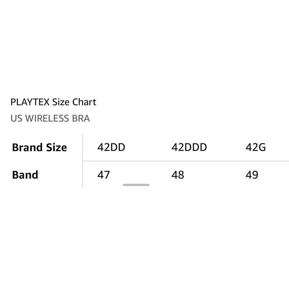 NEW Playtex 18 Hr Wireless Comfort-Strap Full-Coverage Bra 42DD - Image 4