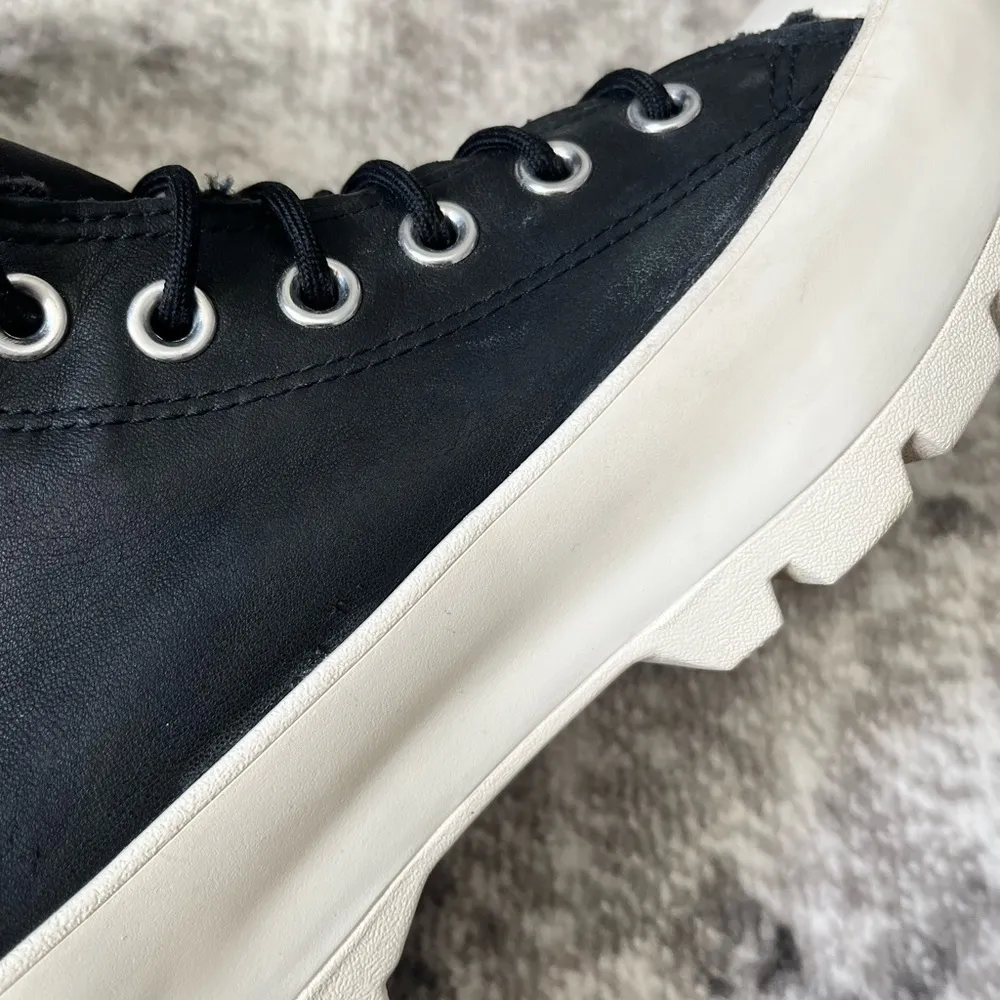 Converse Black Leather Gore-tex Hiker Hi Sneakers - Image 13