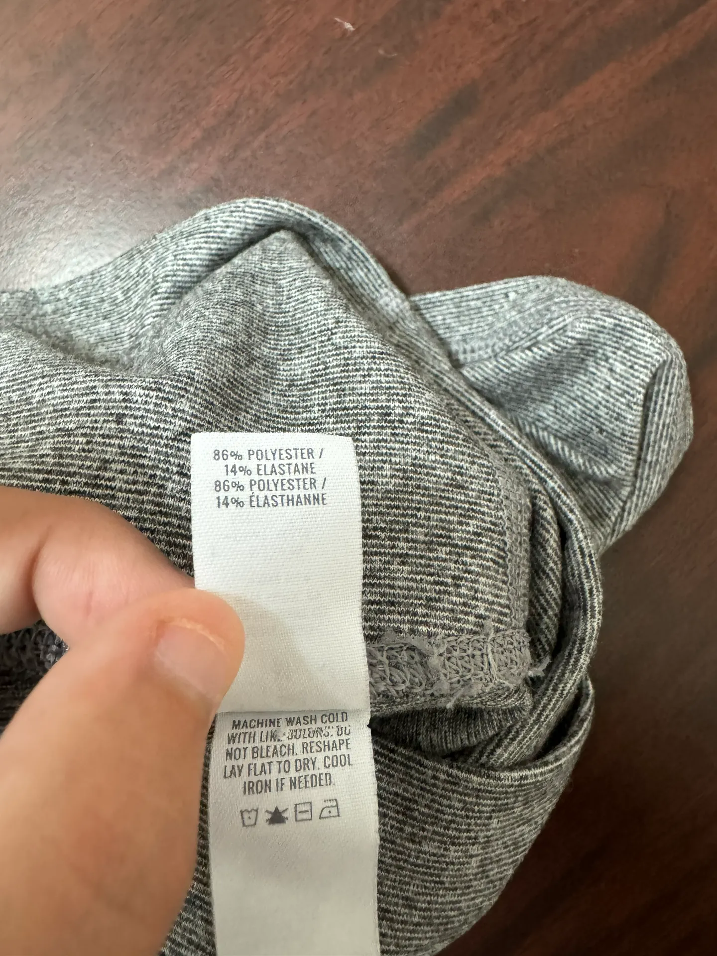 Grey Bike Shorts Size Medium - Image 4