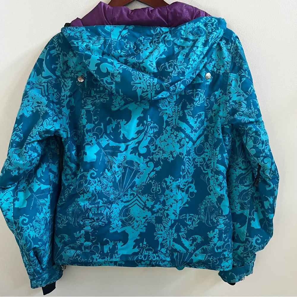 RARE Oakley turquoise and teal thermolite Snowboard Ski jacket women’s XS - Image 2