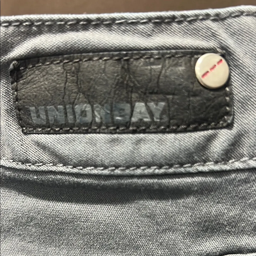 UNIONBAY Gray Ankle Cropped Jeans, Size 1 - Image 6