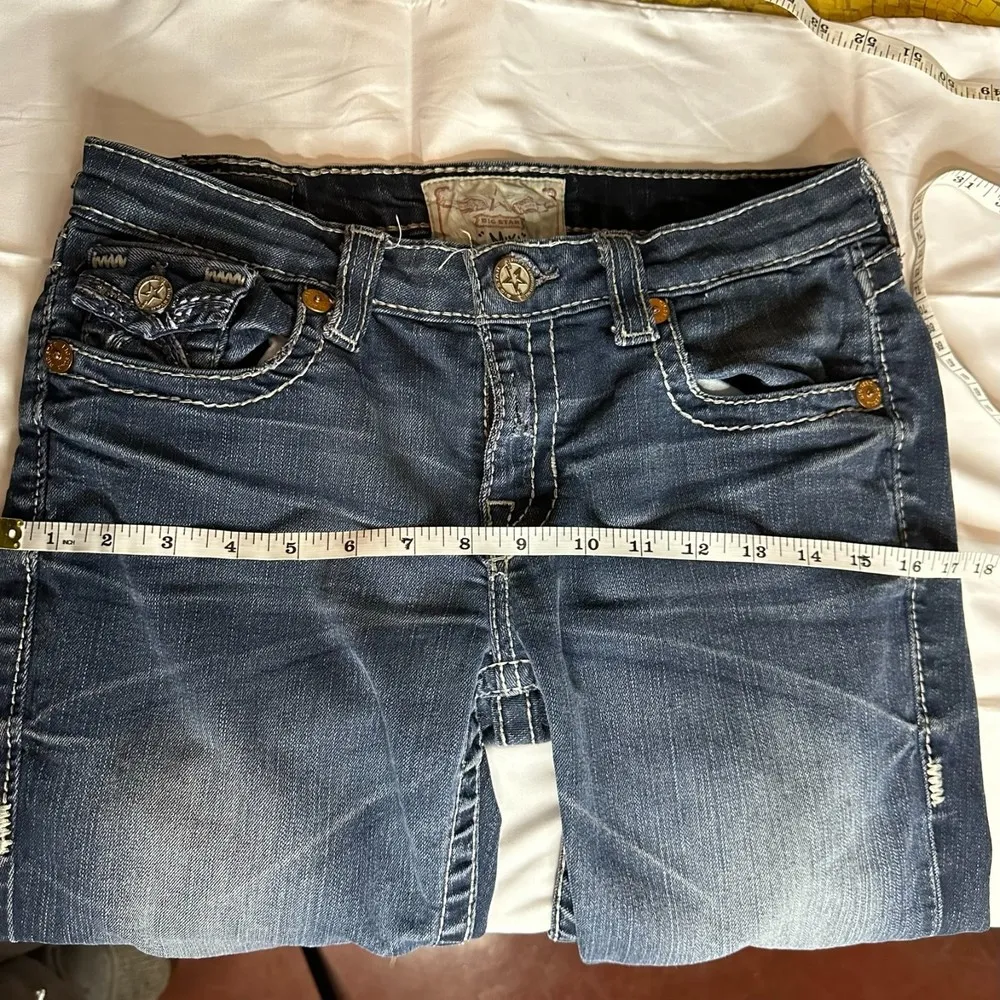 Big star  Miki Straight Leg Low-Rise Jeans Women's Size 27R - Image 15