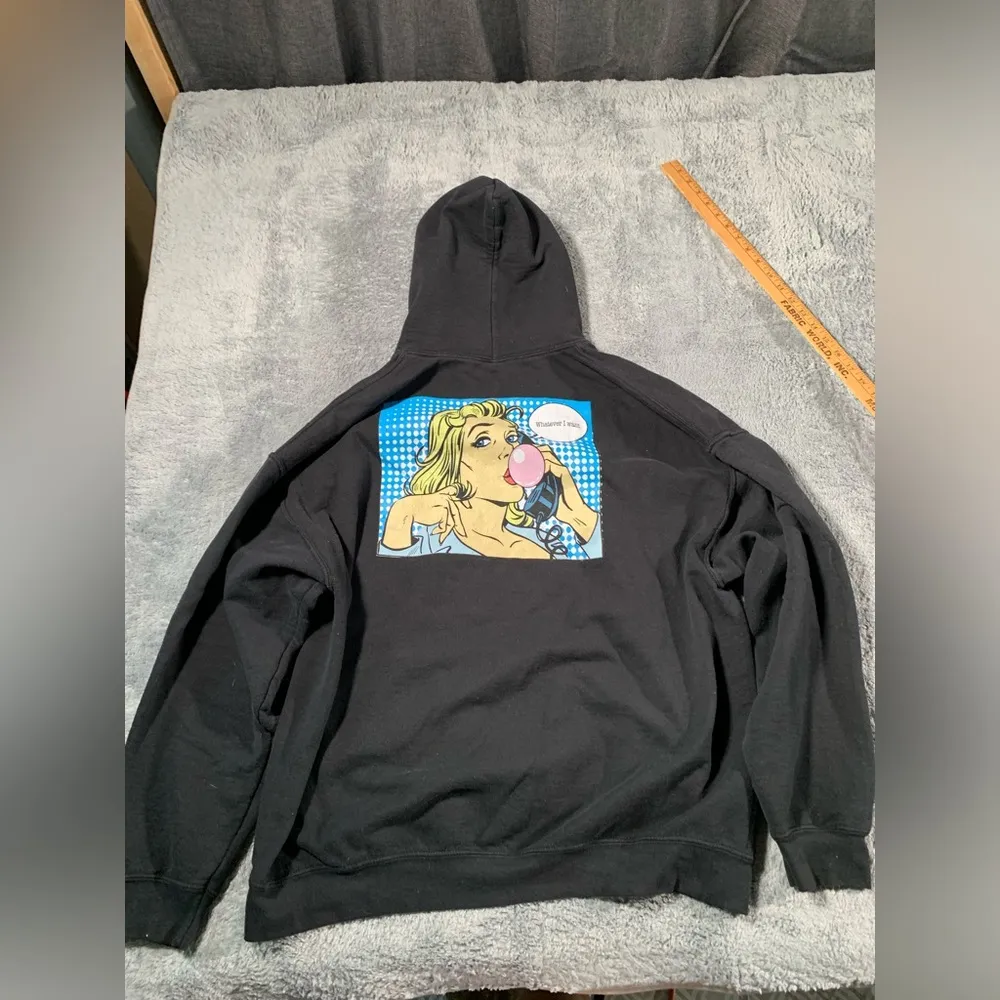 Boys lie what are you going to do without him hoodie black one size - Image 6