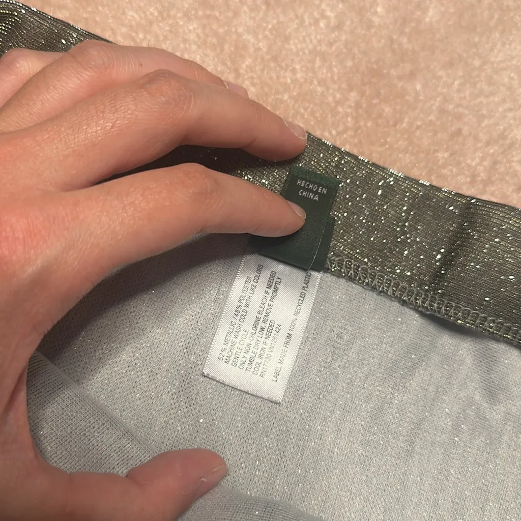 Wild Fable Glittery Skirt Stretchy Bodycon - Image 4