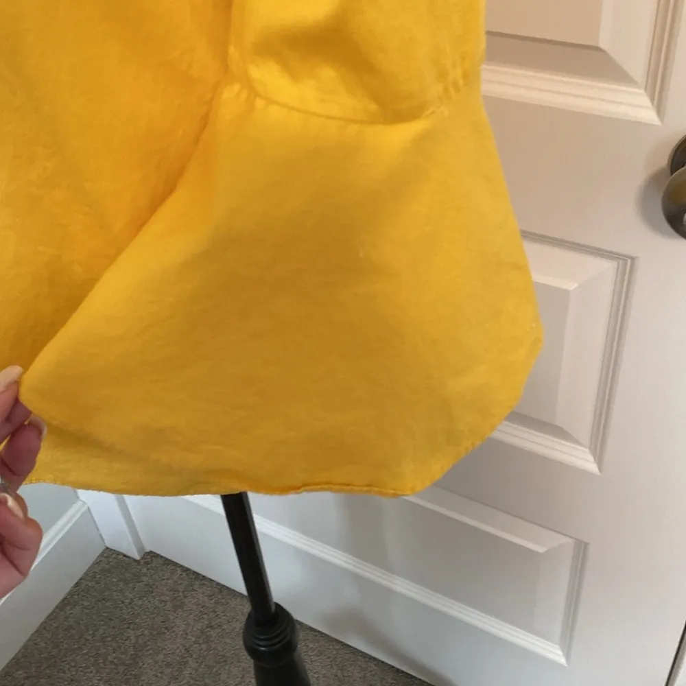 Jane and Delancey| Mustard v-neck top with bell sleeves - Image 3