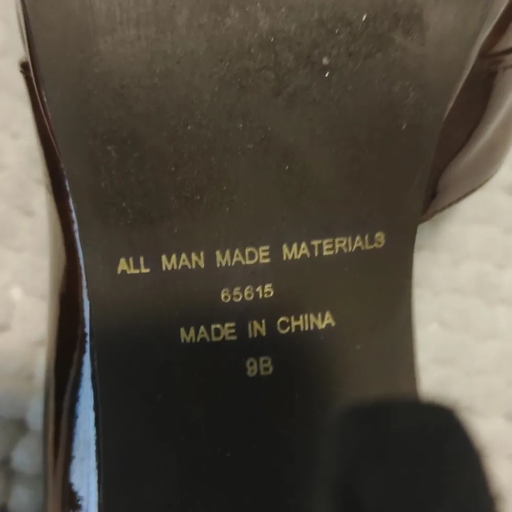 DIBA East Patent Cutout Open Side Pump Heels~Brown Gold Hues ~Size 9B EUC #CL - Image 8