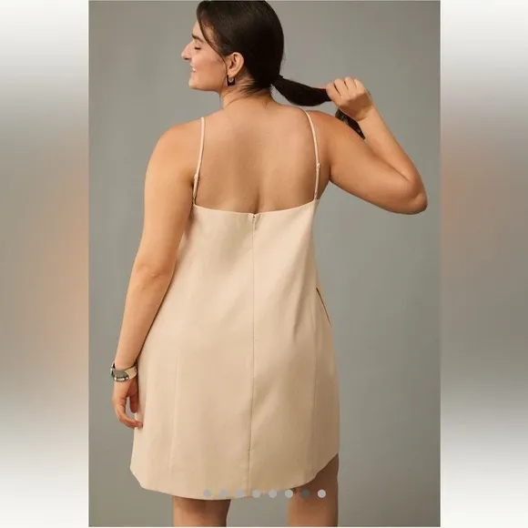 NWT Anthropologie Mare Mare Linen Blend Square-Neck A-Line Mini Dress XL - Image 5