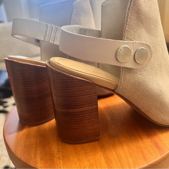 RAG &‎ BONE Leigh Canvas City Sandal Beige Size 36 - Image 8