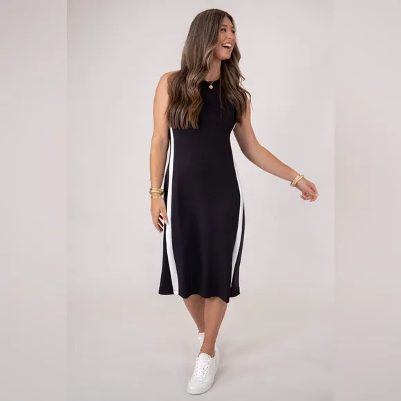 SPANX Aire Side Stripe Mini Dress sz Small - Image 6