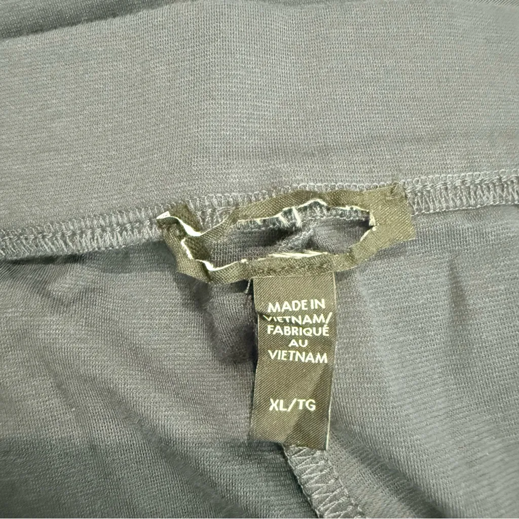 NWOT Eileen Fisher Cotton Blend Ponte Slim Pant In Ocean‎ Blue Size X-Large - Image 4