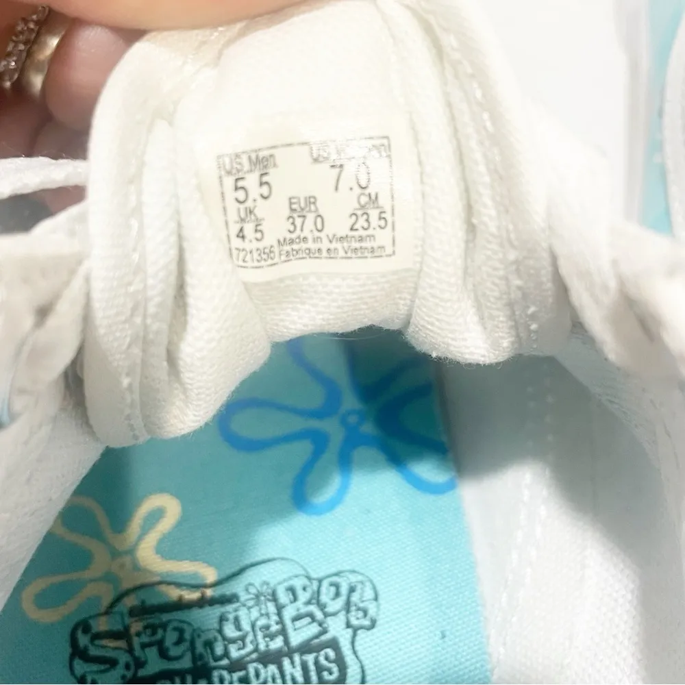 Vans x SpongeBob Old Skool Bikini Bubble Shoes VN0A3819XC Mens 5.5 Women’s 7 - Image 6