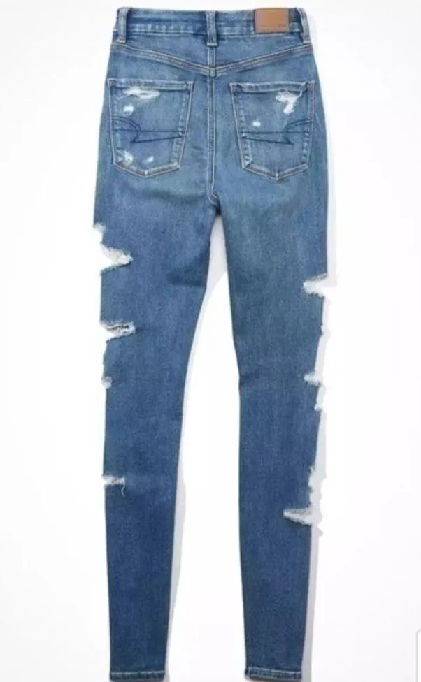 American Eagle Outfitters Curvy hi-rise jeggings size 00 - Image 4