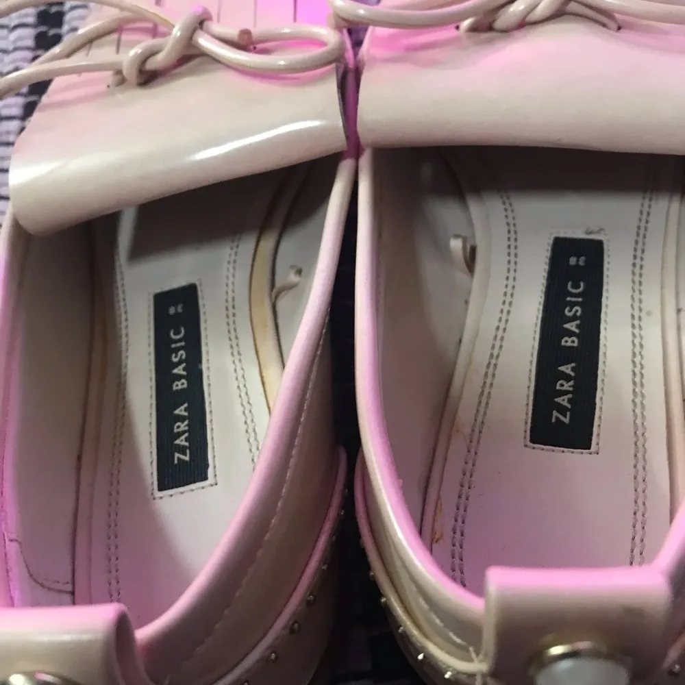 Zara beige loafers size 38 Preppy Minimalist - Image 4