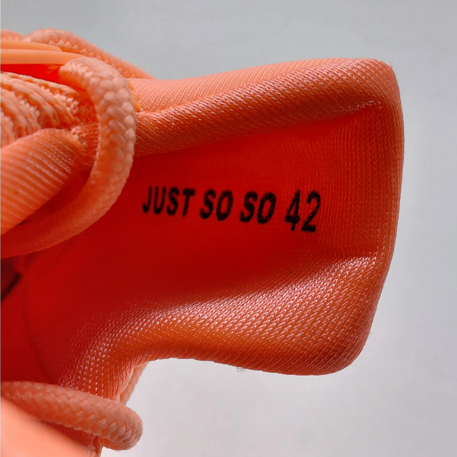 Just So So Womens Sz 11 Orange Running Shoes Unisex Lightweight Athletic Sneaker - Image 8