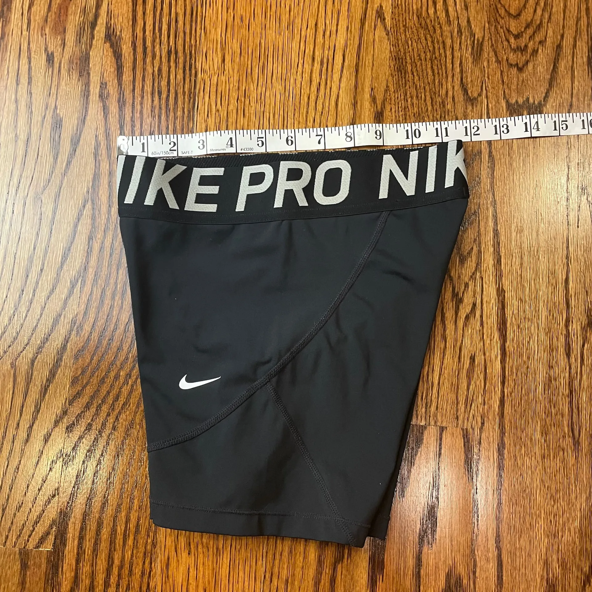 Nike Pro Black Spandex Compression Shorts - Image 2