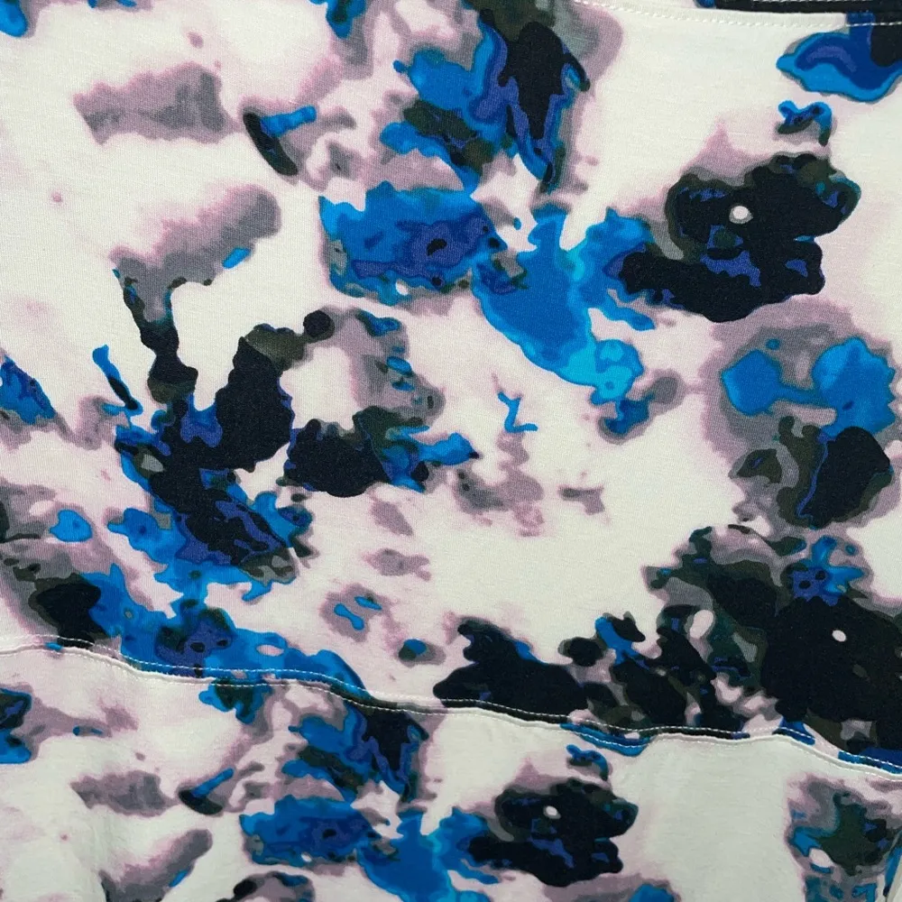 Ivanka Trump Abstract Print Knit Short Sleeve Dress Multicolor Size Medium - Image 4