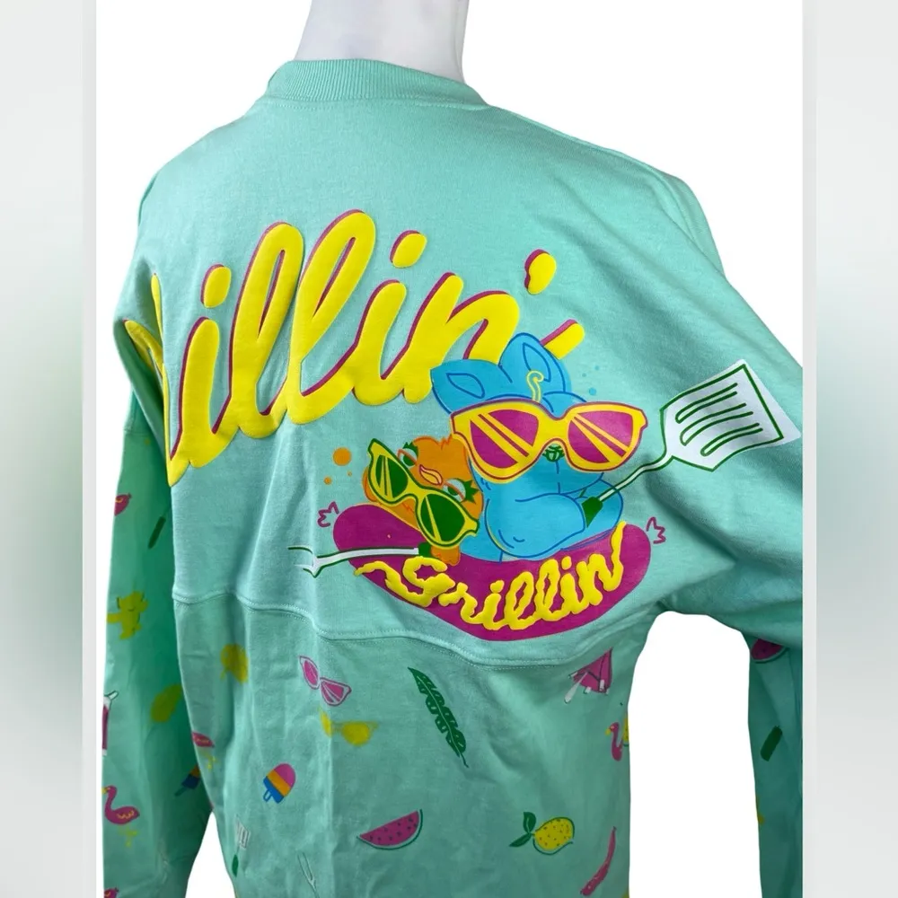 Disney SPIRIT JERSEY Toy Story CHILLIN’ Woody Buzz Long Sleeve Shirt Small NWT - Image 8