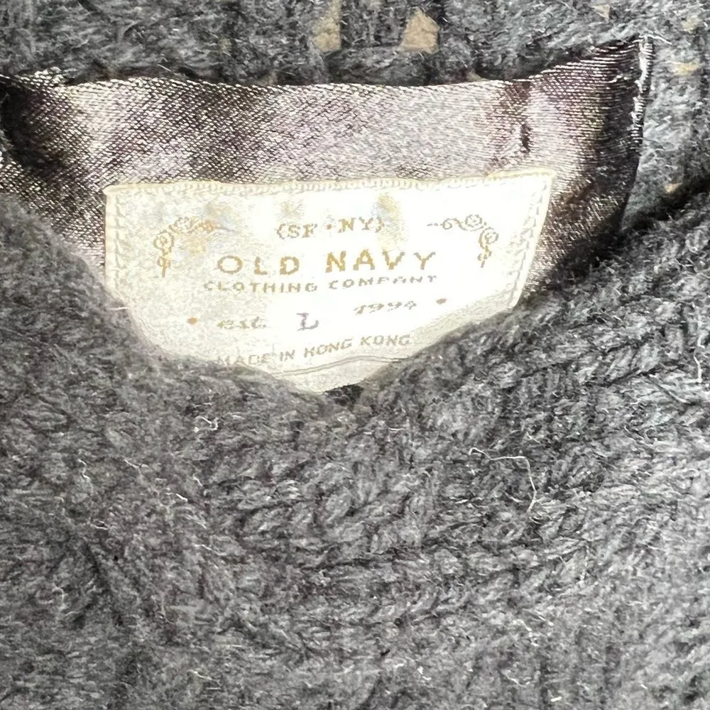 Old Navy Lambswool Black Sweater‎ - Image 6