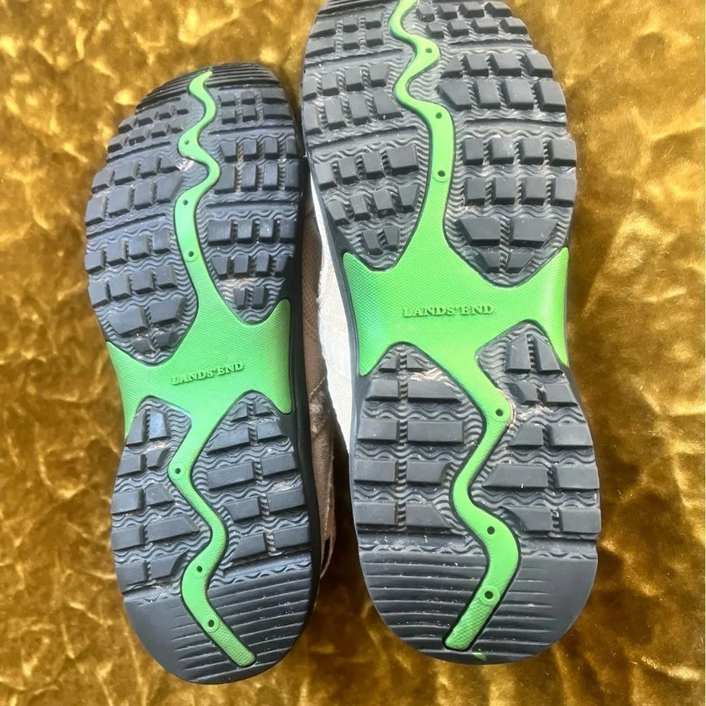 Lands' end Sandals Women 7.5B Tan Hiking Slip on Round Toe Comfort Cushioned - Image 6